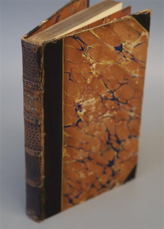 [Biddle, Richard] - A Memoir of Sebastian Cabot, 8vo, half calf, Sherwood, Gilbert and Piper, London 1832